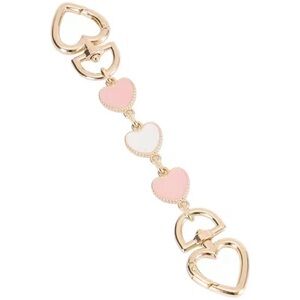 Gold and Pink Heart Extender